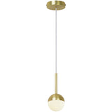 The Nordlux Contina brass pendant light, UK version
