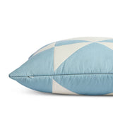 Habitat quilted cushion blue and cream 50x50cm, imported from the UK
