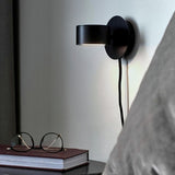 Nordlux Clyde adjustable wall light black, UK version