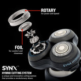 Remington X5 rotary shaver SYNX hybrid cutting system (British brand)