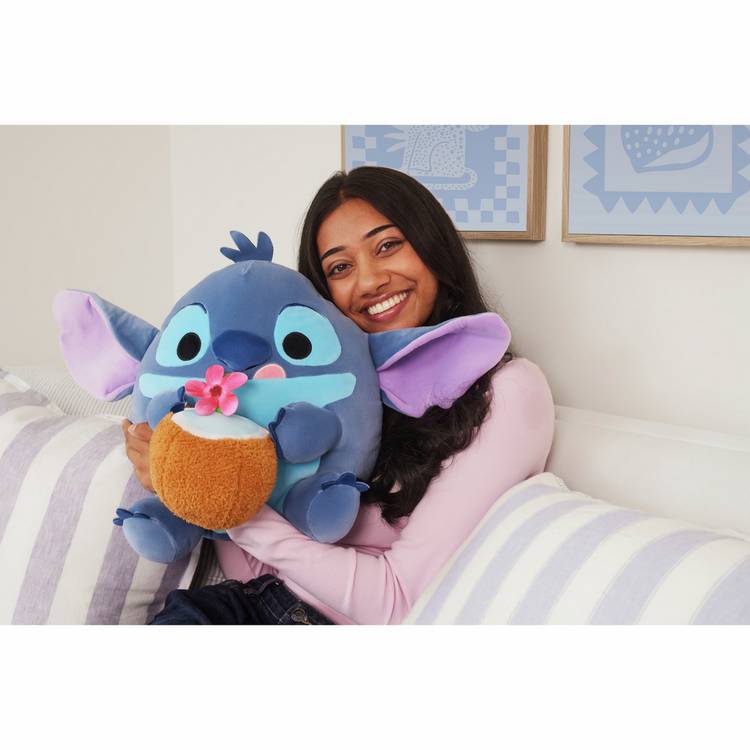 Snackles Disney Stitch coconut soft toy 14 inch (British brand)