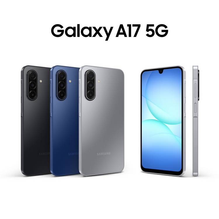 Samsung Galaxy A17 5G phone Blue 128GB, UK version