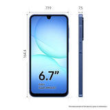 Samsung Galaxy A17 5G phone Blue 128GB, UK version