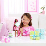 Barbie Party Unboxed Pet Birthday doll set with accessories (British brand)