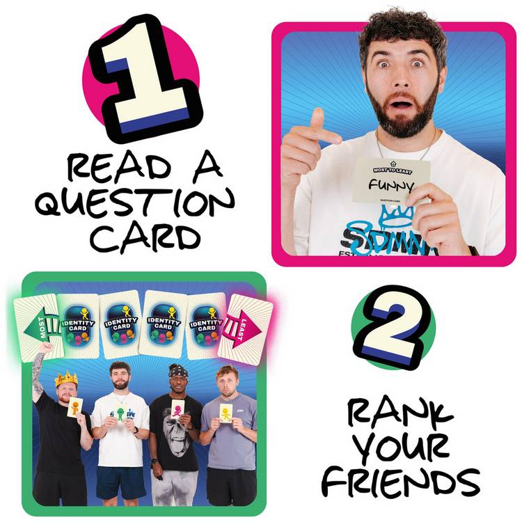 Sidemen Games Social Ladder card game (British brand)