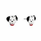 Disney children's 101 Dalmatians enamel stud earrings 10mm, UK version