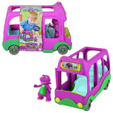 Fisher-Price Barney's World Adventure Bus push-along toy, imported from the UK