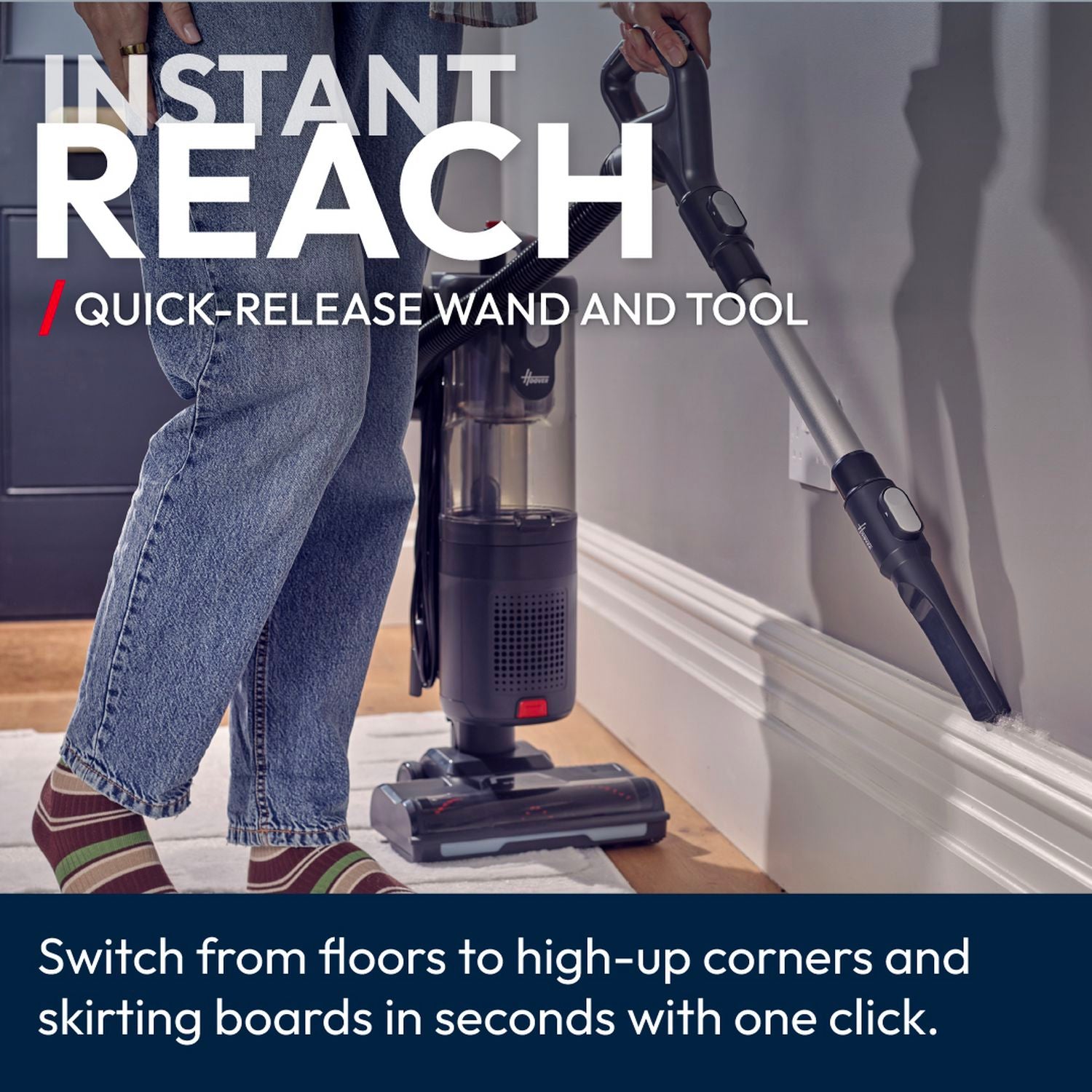Hoover HL2 pet upright vacuum cleaner corded bagless, UK version