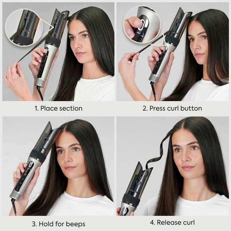 BaByliss Style Secret Air automatic hair curler, imported from the UK