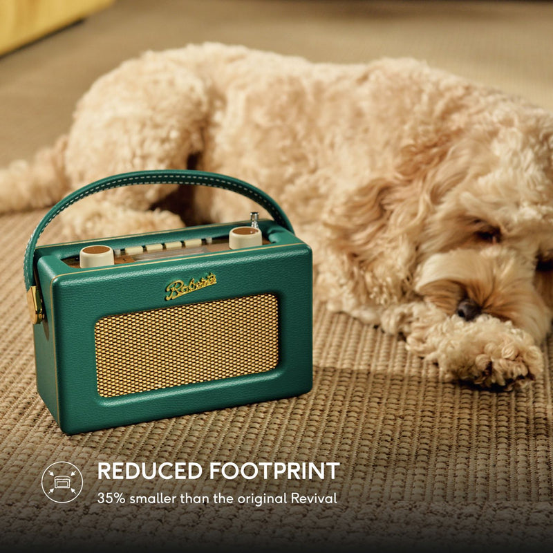 Roberts Revival Uno Deep Green compact DAB radio (British brand)