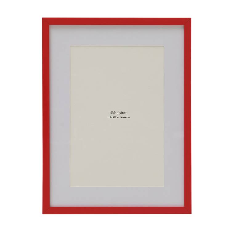 Habitat red picture frame 30x40cm - British product
