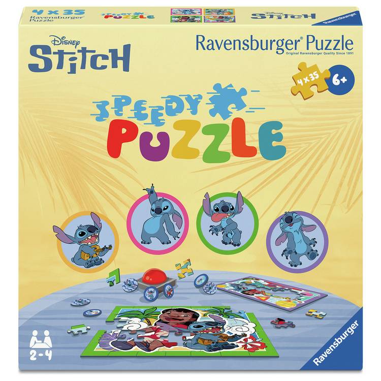 Ravensburger Disney Stitch Speedy 35-piece puzzle - British product