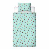 LEGO Brick Cream kids bedding set single, imported from the UK