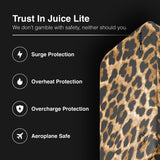 Juice power bank leopard print 10000mAh, imported from the UK