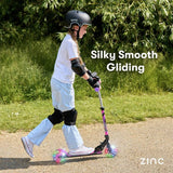 Zinc Twister Inline 2 Wheel scooter pink purple, imported from the UK