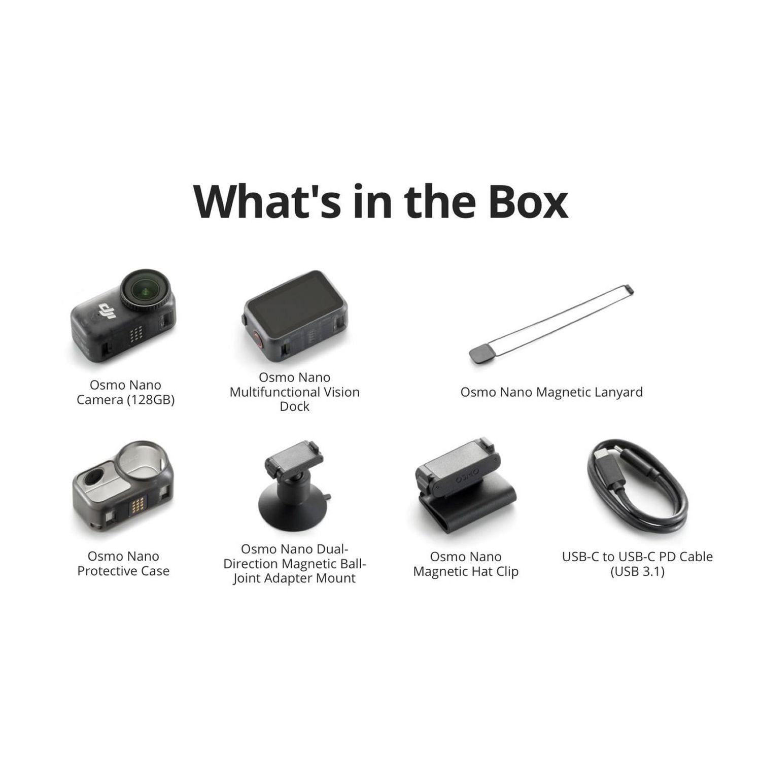 DJI Osmo Nano action camera 128GB combo - British product