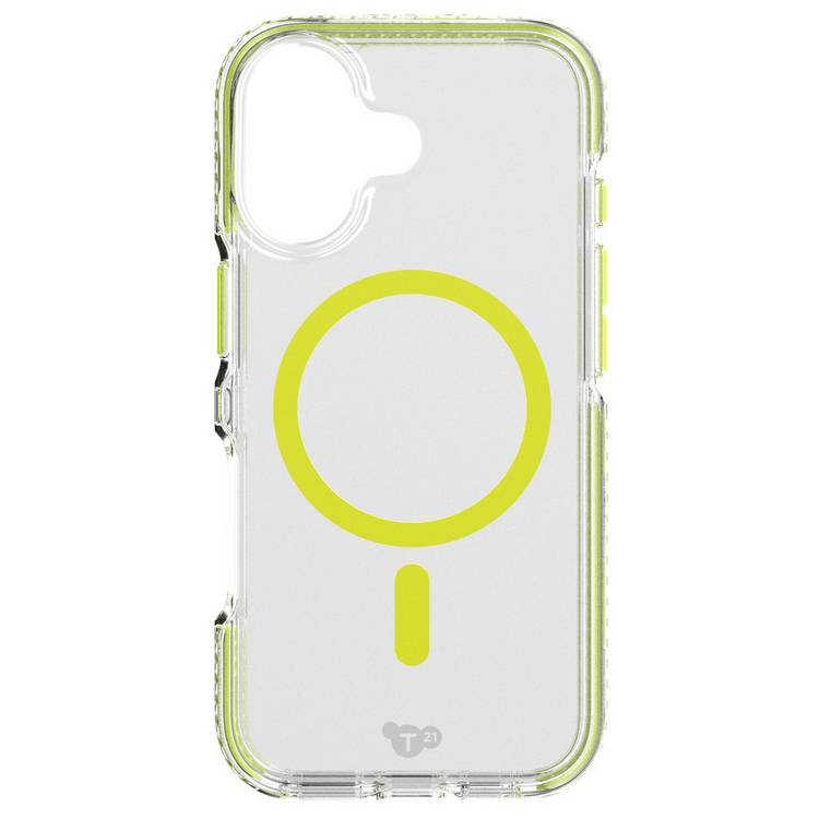 Tech21 EvoCrystal Glow green iPhone 17 case, UK version