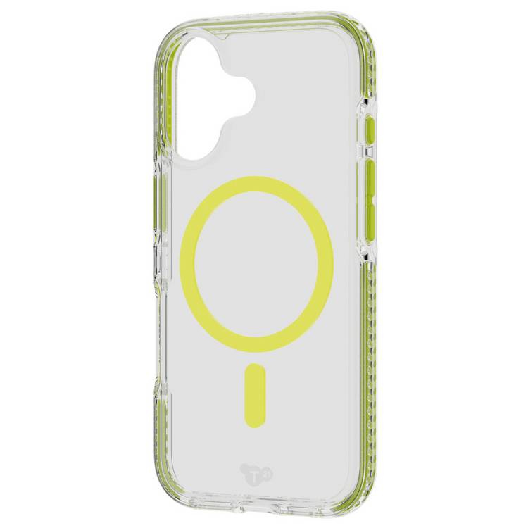 Tech21 EvoCrystal Glow green iPhone 17 case, UK version