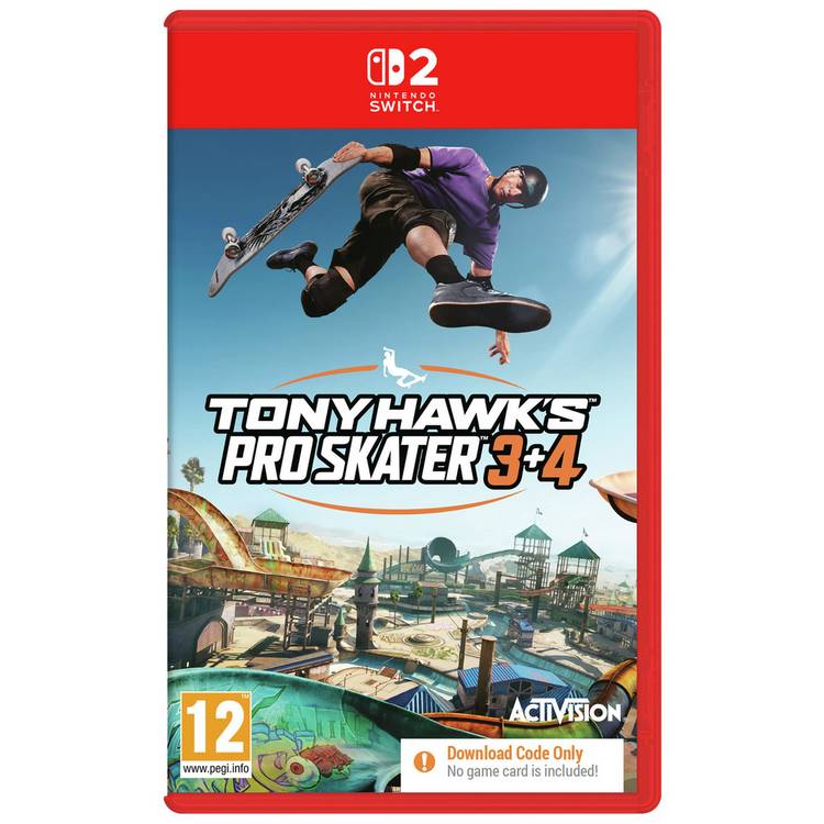 Tony Hawk's Pro Skater 3+4 Nintendo Switch 2 game - British product