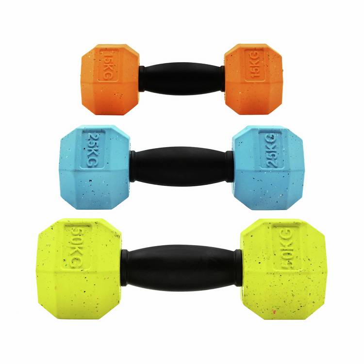Nike Max Fusion Dumbbell small dog toy orange (British brand)