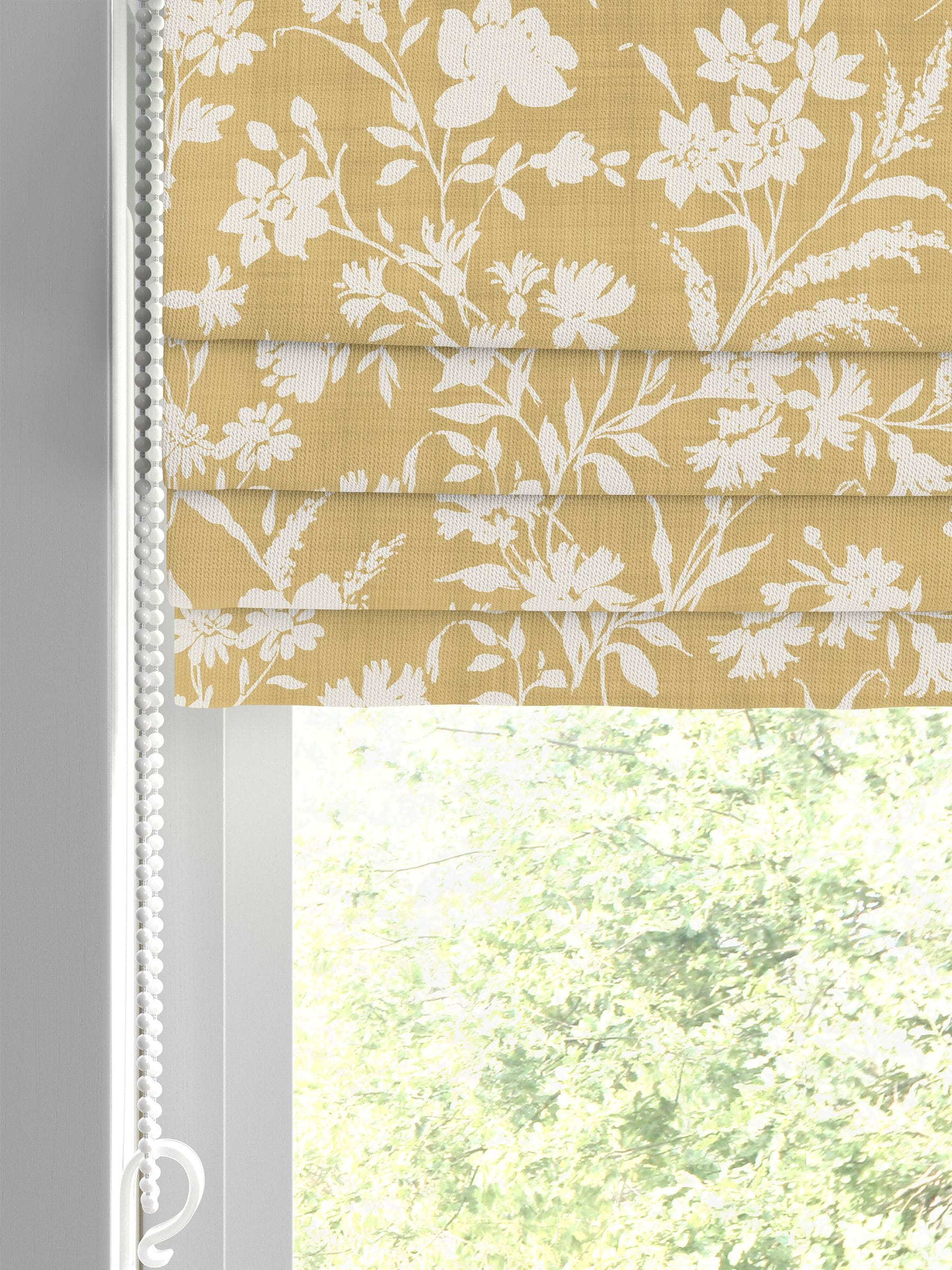 Laura Ashley Gold Rye roman blind floral design, UK version