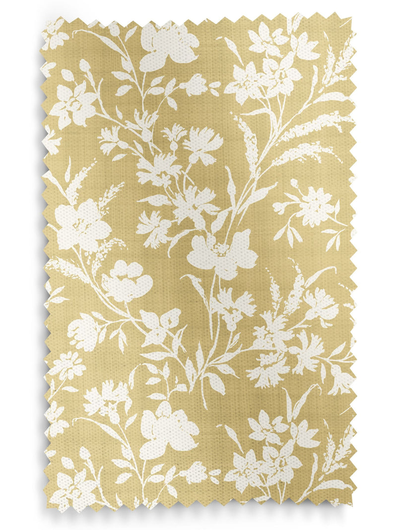 Laura Ashley Gold Rye roman blind floral design, UK version