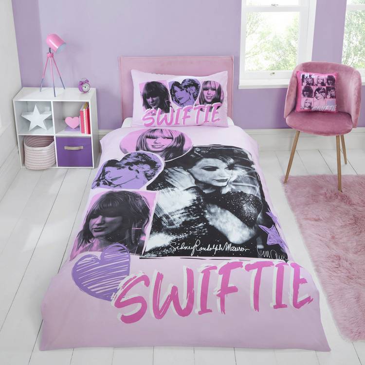 Celebrity Icons Taylor Swift single duvet set (British brand)