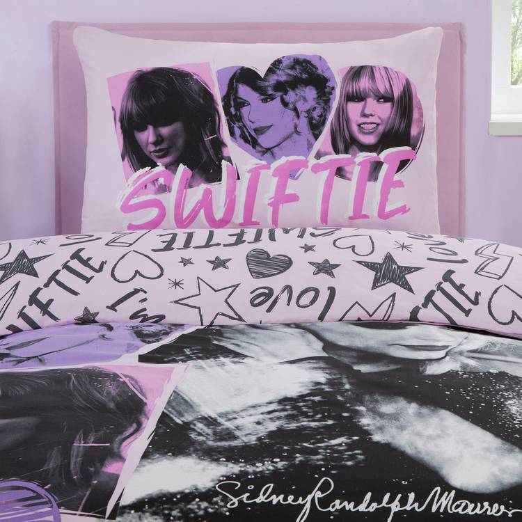 Celebrity Icons Taylor Swift single duvet set (British brand)