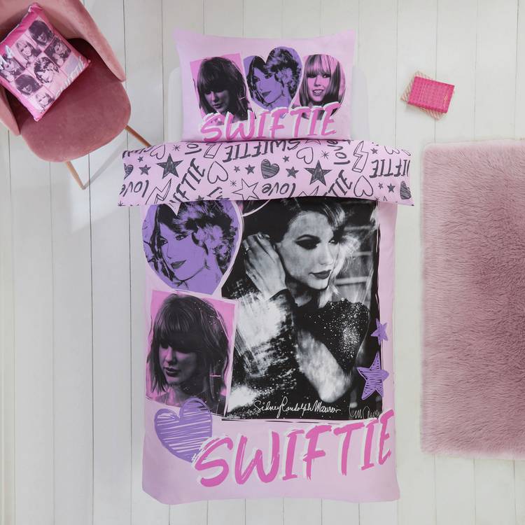 Celebrity Icons Taylor Swift single duvet set (British brand)