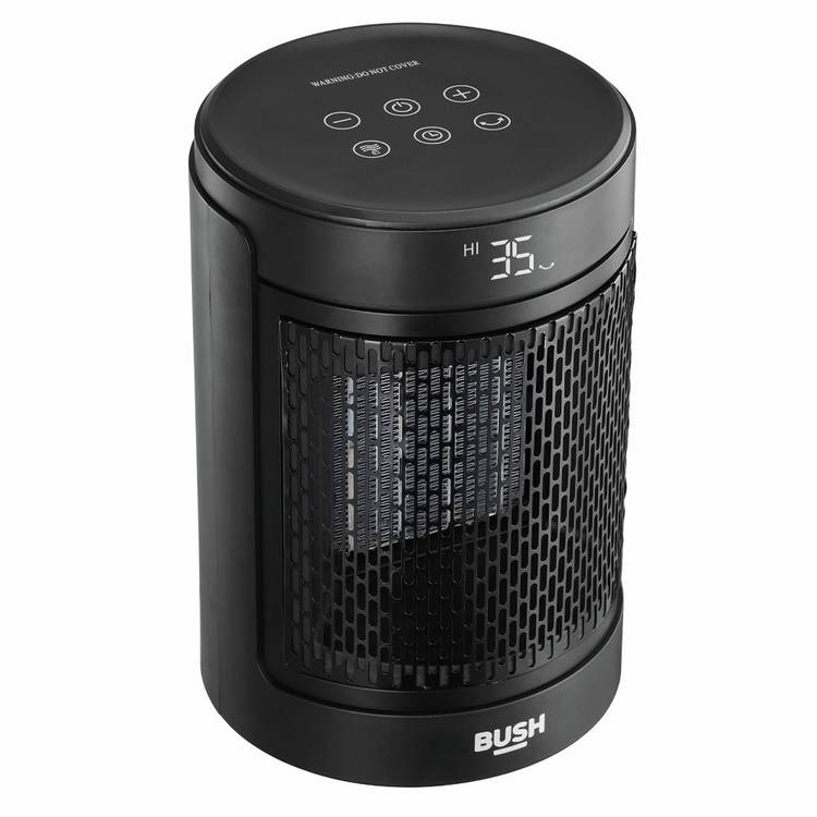 Bush 1.5kW digital oscillating PTC fan heater - British product