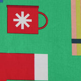 Habitat festive icons reversible table runner 220x33cm - British product