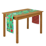 Habitat festive icons reversible table runner 220x33cm - British product
