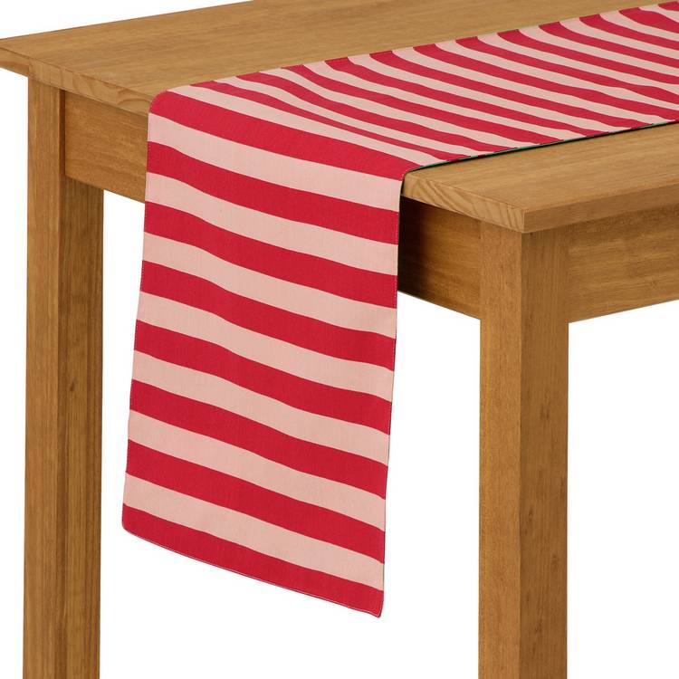 Habitat festive icons reversible table runner 220x33cm - British product