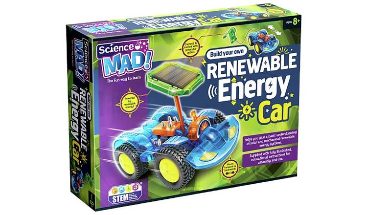 Science Mad Renewable Energy Car building kit - British product