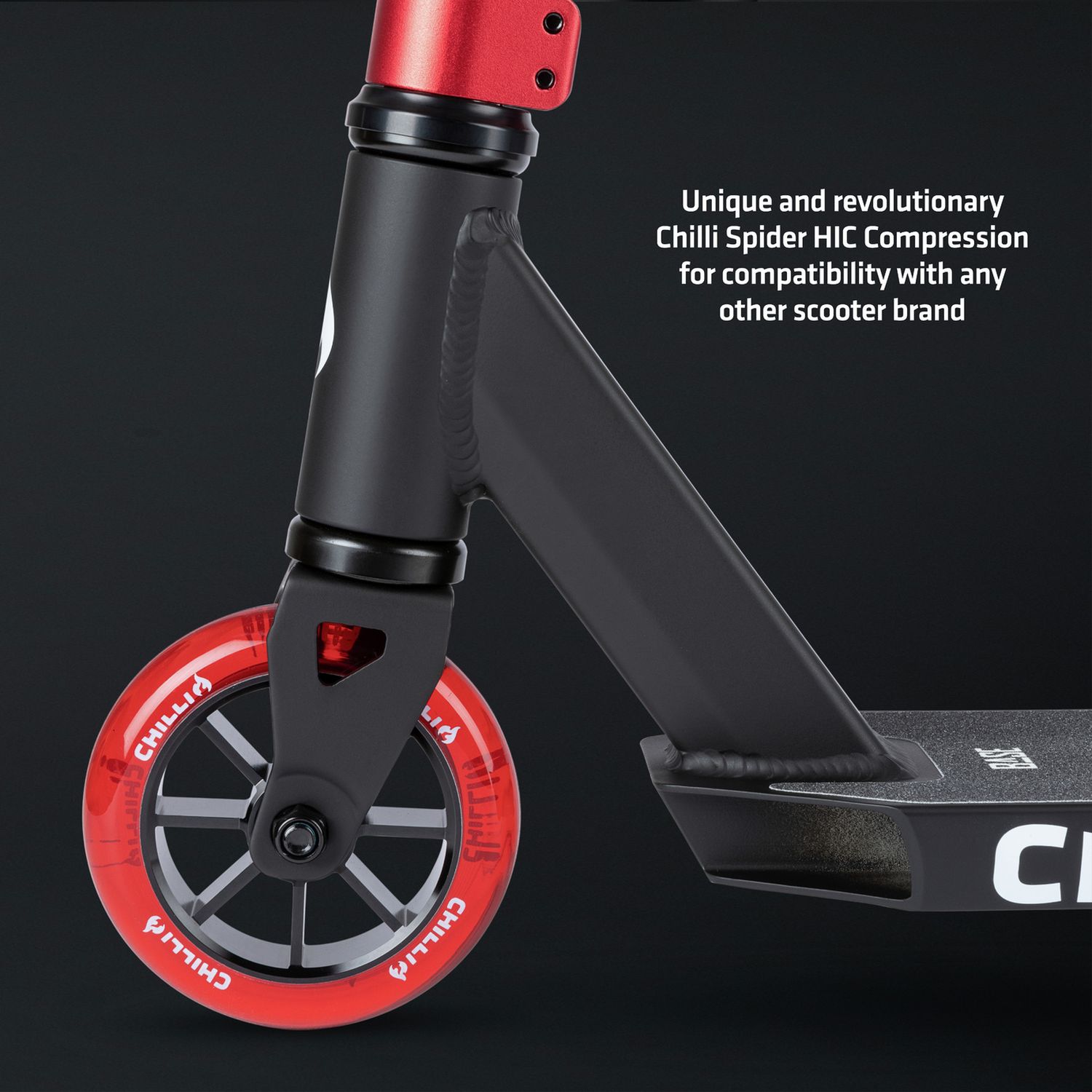 Chilli Base S kids stunt scooter red (British brand)