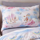 Catherine Lansfield Candy Unicorn single bedding set, imported from the UK