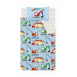 Catherine Lansfield Digger Dreams toddler bedding set - British product