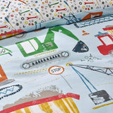 Catherine Lansfield Digger Dreams toddler bedding set - British product