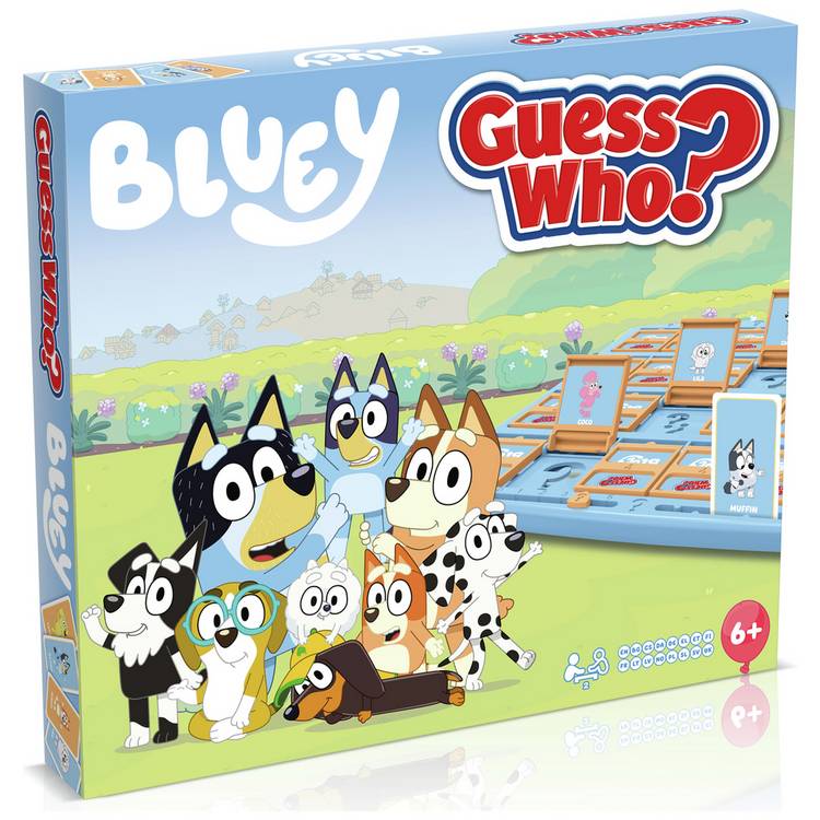 Bluey Guess Who Game, UK version