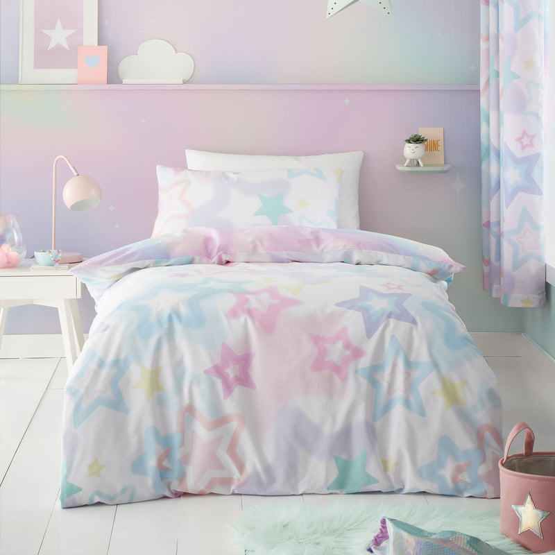 Catherine Lansfield ombre star double bedding set (British brand)