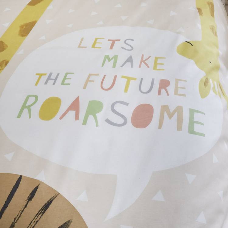 Catherine Lansfield safari roarsome kids bedding set toddler, imported from the UK