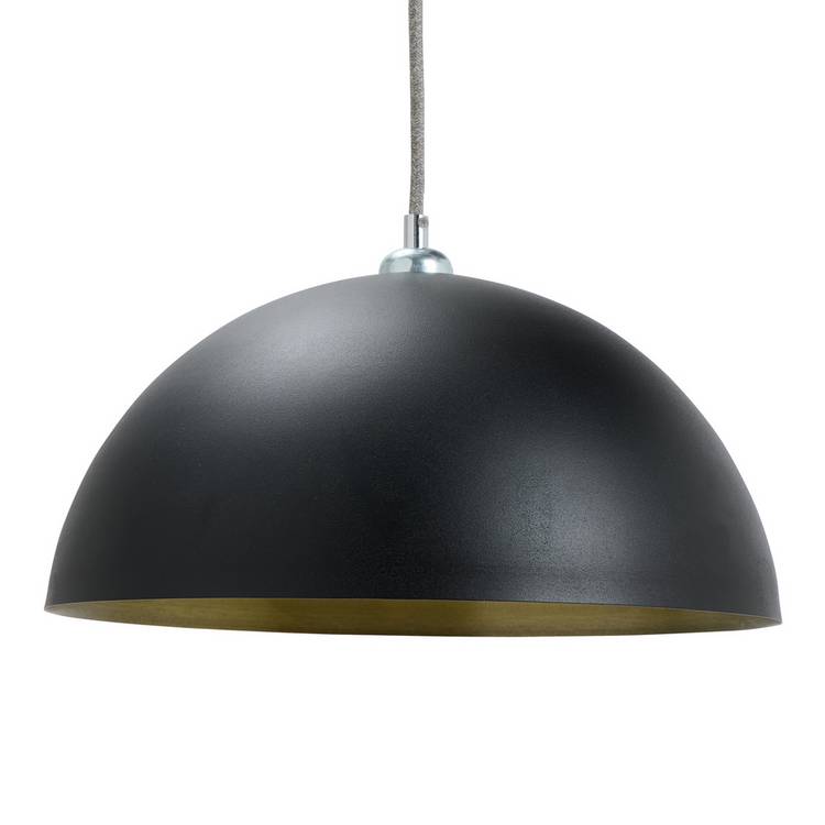 Habitat mushroom black metal lampshade 35cm - British product