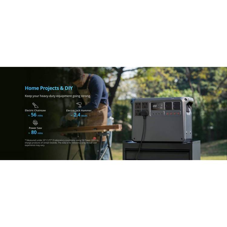DJI Power 2000 portable power station 2048Wh, imported from the UK