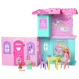 Barbie Chelsea Pop-Up Doll House with doll and accessories (British brand)