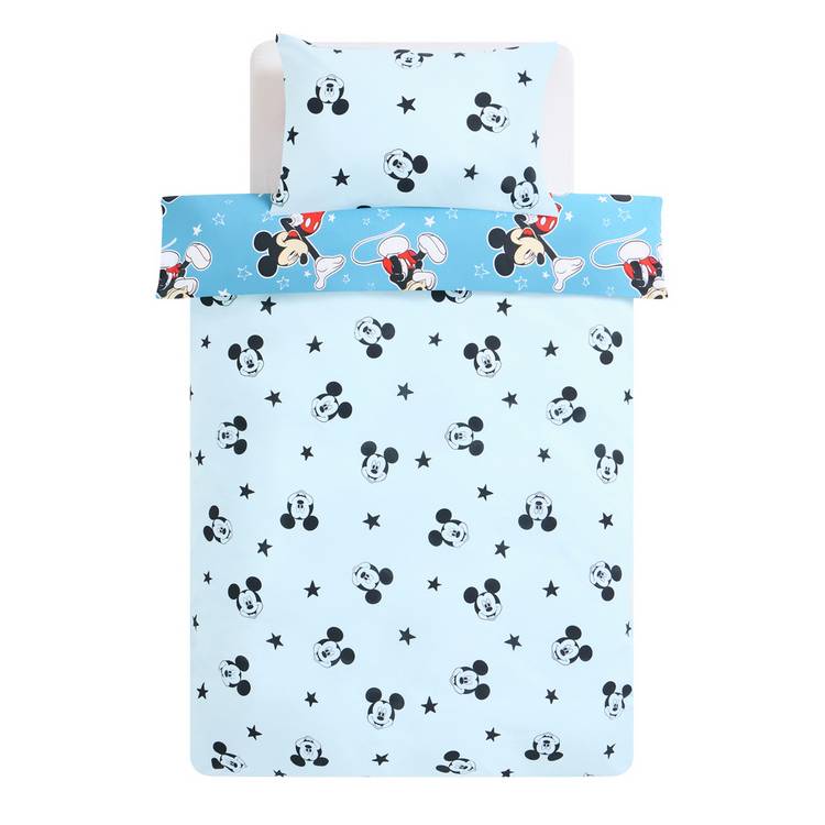 Disney kids bedding set sky blue toddler 120x150cm, UK version