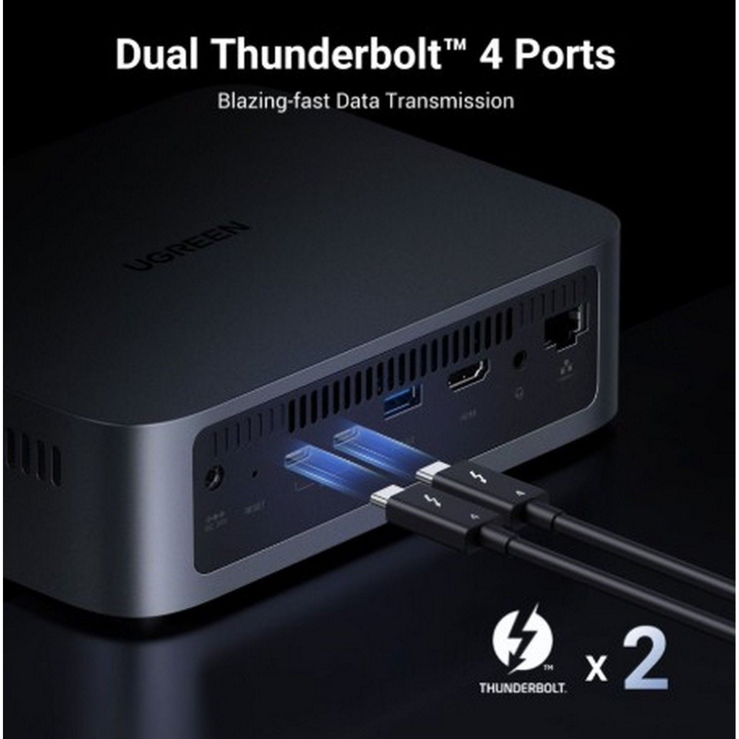 UGREEN NAS DXP480T Plus all-flash NVMe i5 network storage - British product