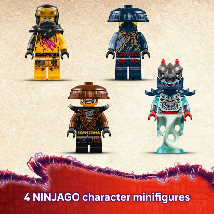 LEGO NINJAGO Rogue's Mech Dragon Rider building set 584 pieces, imported from the UK