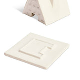Habitat ceramic house shaped incense holder white, imported from the UK