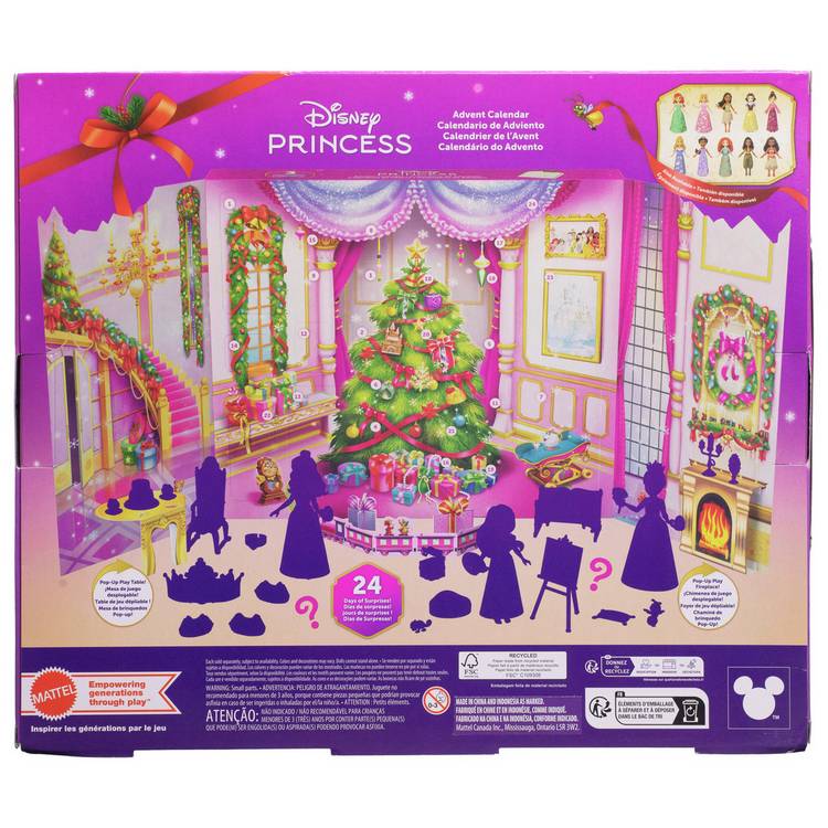 Mattel Disney Princess Advent Calendar - British product