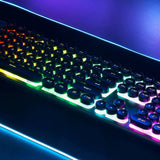 STEALTH Light-Up Wired Gaming Keyboard in black, UK version